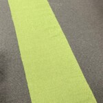 Vævet efter en opskrift i Aunings vævernes kalender 2021